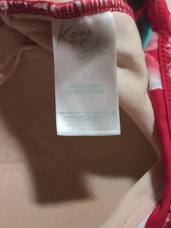 Kona Sol Pink Floral One-Piece Swimsuit - Picture 6 of 8